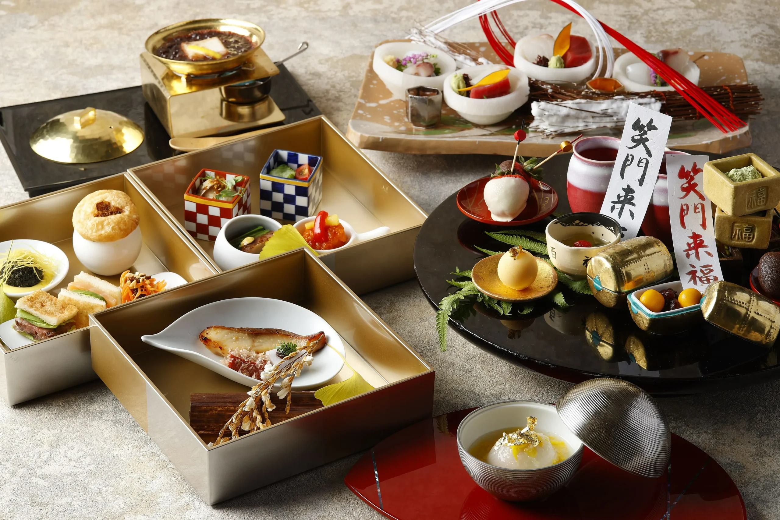 Winter Flower Tea Set